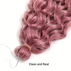 50 8 Cm Hawaii Curl Braiding Synthetic Hair Extensions 1 Pack Ocean Wave Hair