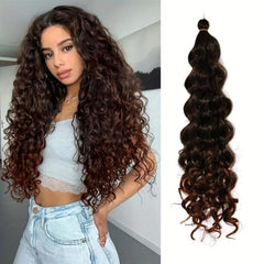 50 8 Cm Hawaii Curl Braiding Synthetic Hair Extensions 1 Pack Ocean Wave Hair