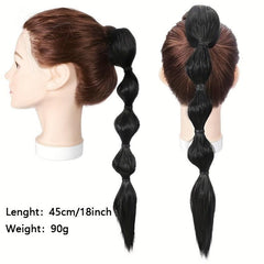 45cm Long Bubble Ponytail Synthetic Hair Extensions