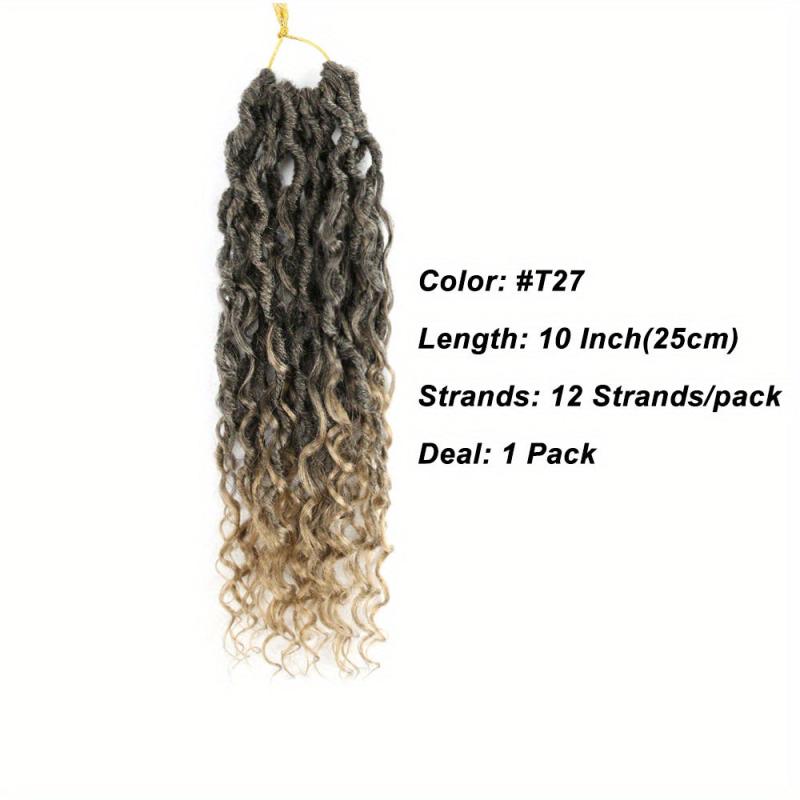 Synthetic Goddess Locs Crochet Hair Pre Looped River Locs Crochet Braids