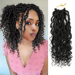 Synthetic Goddess Locs Crochet Hair Pre Looped River Locs Crochet Braids