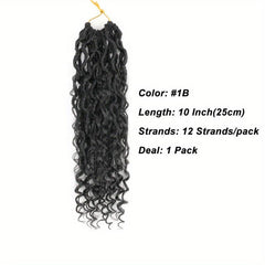Synthetic Goddess Locs Crochet Hair Pre Looped River Locs Crochet Braids