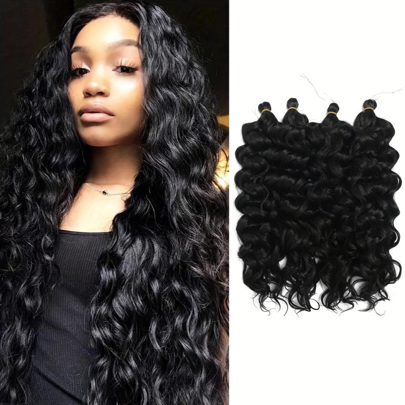 Ocean Wave Crochet Hair Extensions 50 8 Cm 4 Packs