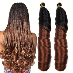 Ombre Loose Wave Crochet Braids Hair Synthetic Crochet Hair Extensions