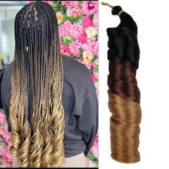 Ombre Loose Wave Crochet Braids Hair Synthetic Crochet Hair Extensions