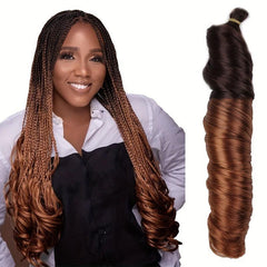 Ombre Loose Wave Crochet Braids Hair Synthetic Crochet Hair Extensions