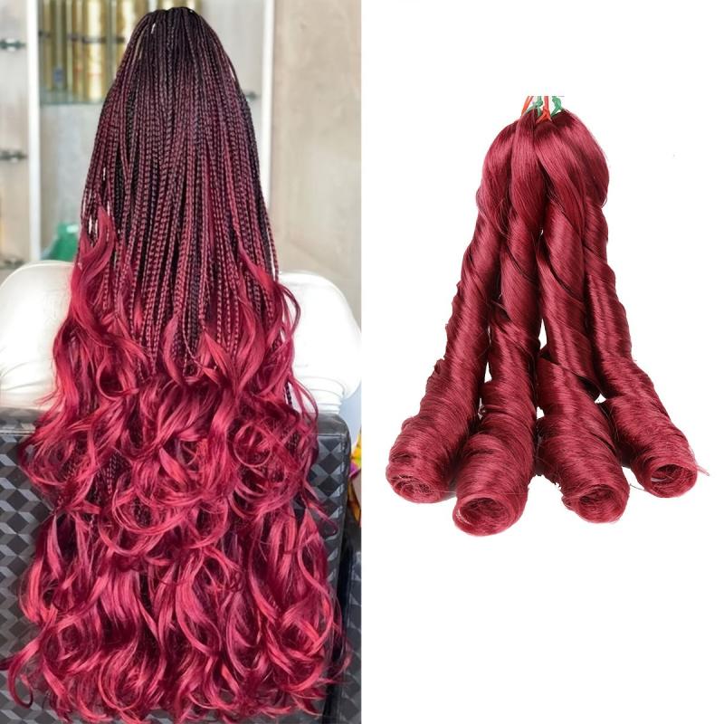 Pre Stretched 60 96 Cm French Curly Crochet Braid Hair 150g Pack