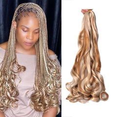 Pre Stretched 60 96 Cm French Curly Crochet Braid Hair 150g Pack
