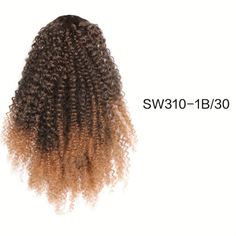 African Drawstring Ponytail Kinky Curly Hair Extension