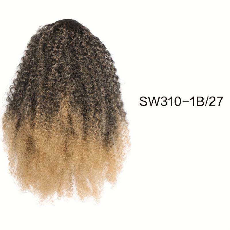 African Drawstring Ponytail Kinky Curly Hair Extension