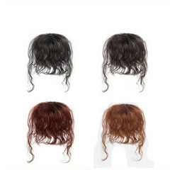 Curly Human Hair Bangs With Sideburns Clip In Extensions