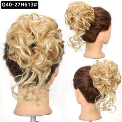 Messy Bun Hair Piece Tousled Updo Hair Bun Extensions