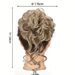 Messy Bun Hair Piece Tousled Updo Hair Bun Extensions