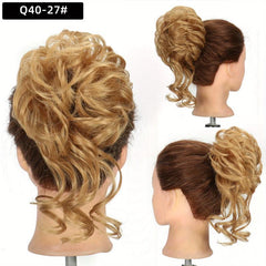 Messy Bun Hair Piece Tousled Updo Hair Bun Extensions