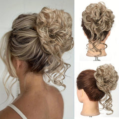 Messy Bun Hair Piece Tousled Updo Hair Bun Extensions