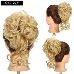 Messy Bun Hair Piece Tousled Updo Hair Bun Extensions