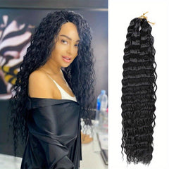 76 2 Cm Synthetic Afro Curly Water Wave Braiding Hair Crochet Braids Extensions