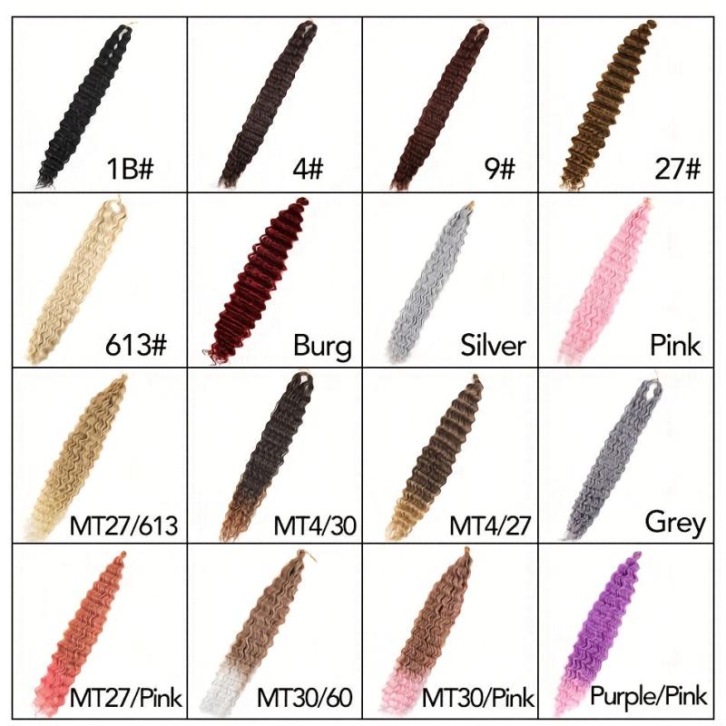 76 2 Cm Synthetic Afro Curly Water Wave Braiding Hair Crochet Braids Extensions