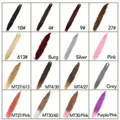 76 2 Cm Synthetic Afro Curly Water Wave Braiding Hair Crochet Braids Extensions