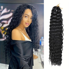 76 2 Cm Synthetic Afro Curly Water Wave Braiding Hair Crochet Braids Extensions
