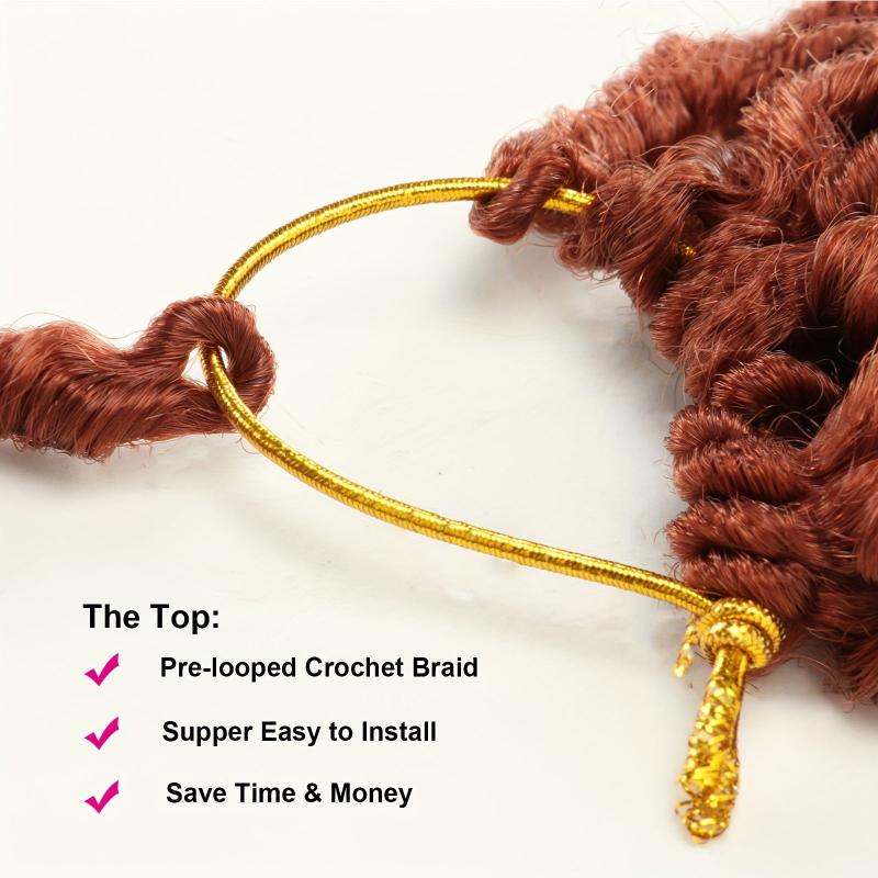 Pre-looped Long Goddess Locs Crochet Hair 60 Faux Locs Crochet Hair