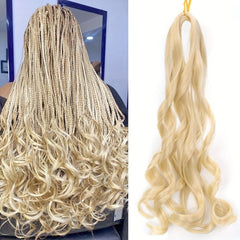 Crochet Braids Ponytail Hair Extensions French Curl Braiding Hair