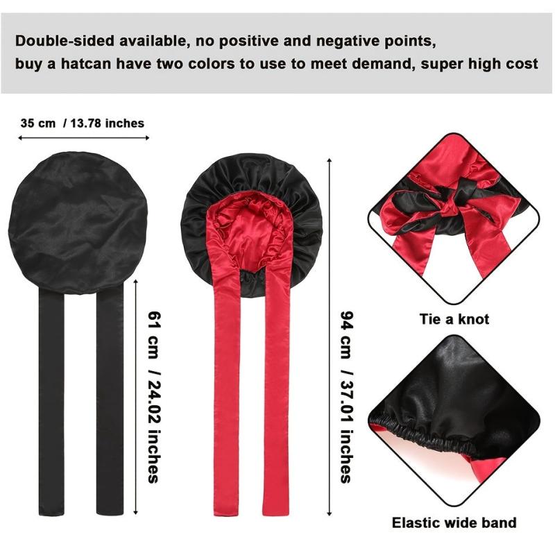 Satin Silk Hair Wrap for Women and Girls Soft Hair Bonnet