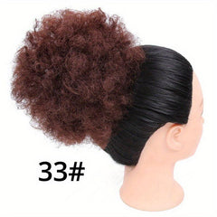 Synthetic Afro Puff Drawstring Ponytail Hair Bun