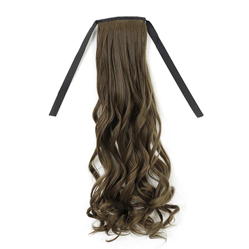 Stylish Net Red Ponytail Wig Long Curly Hair
