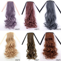 Stylish Net Red Ponytail Wig Long Curly Hair