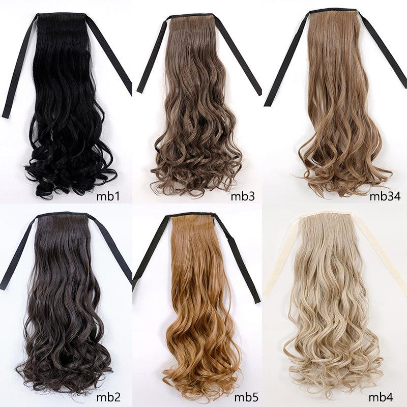 Stylish Net Red Ponytail Wig Long Curly Hair