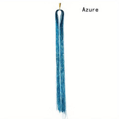 84 Cm Hair Tinsel Kit - Glitter Hair Extensions - 13 Colors