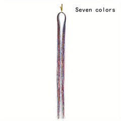 84 Cm Hair Tinsel Kit - Glitter Hair Extensions - 13 Colors