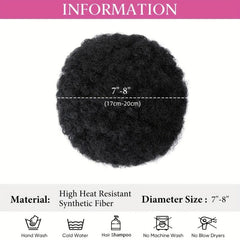 Kinky Curly Puff Drawstring Bun for Women and Girls