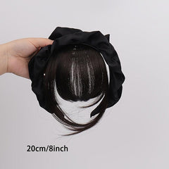 Synthetic Hair Bangs with Headband for Daily Use