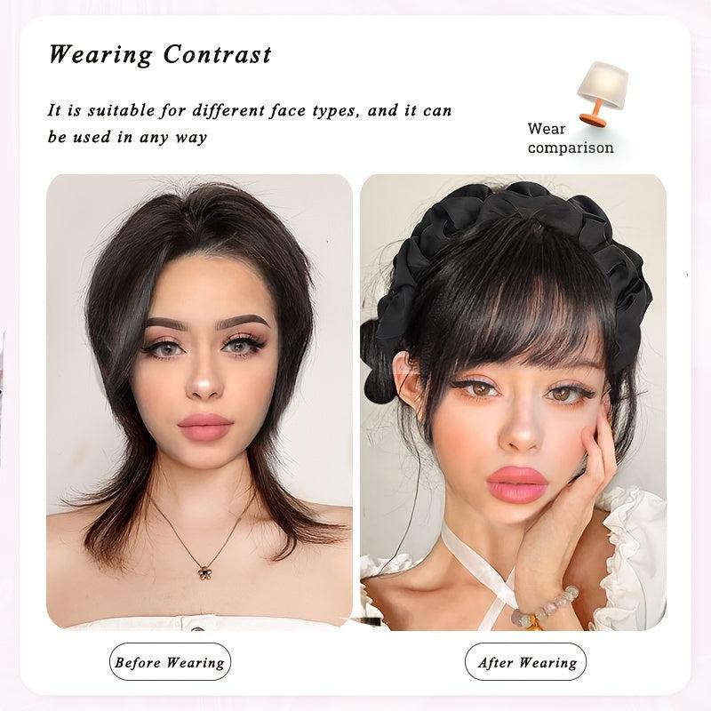 Synthetic Hair Bangs with Headband for Daily Use