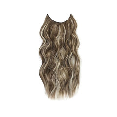 Invisible Wire Hair Extensions Long Wavy Secret Hairpiece