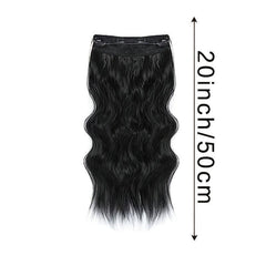 Invisible Wire Hair Extensions Long Wavy Secret Hairpiece