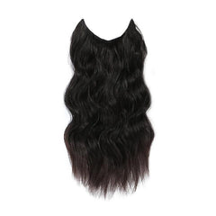 Invisible Wire Hair Extensions Long Wavy Secret Hairpiece
