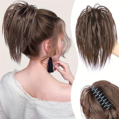 Wavy Curly Chignon Hair Bun Claw Clip In Hair Bun Extension