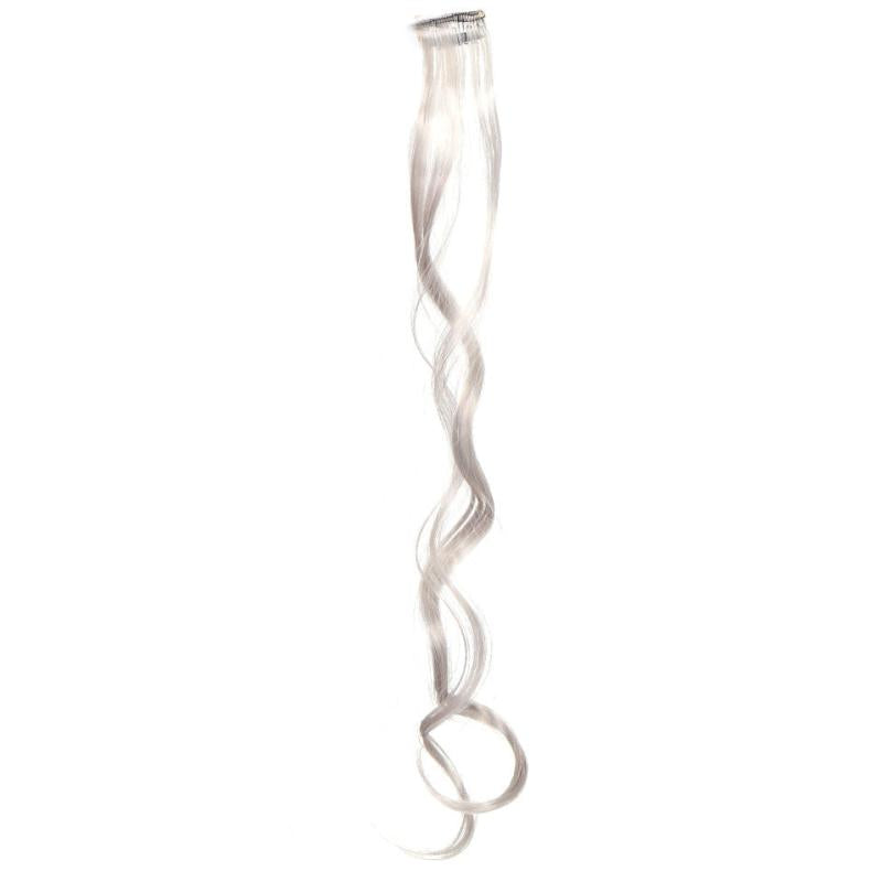 Y2K Long Curly Hair Extensions Clips Heat Resistant Wavy Colorful Hair for Party