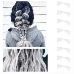 Y2K Long Curly Hair Extensions Clips Heat Resistant Wavy Colorful Hair for Party