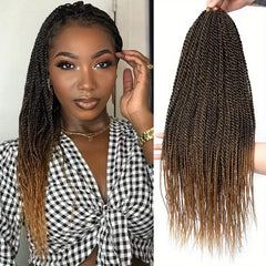 Senegalese Twist Crochet Hair Extensions Pre Looped Braids Hair for Women