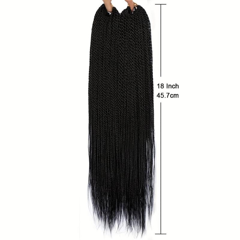 Senegalese Twist Crochet Hair Extensions Pre Looped Braids Hair for Women