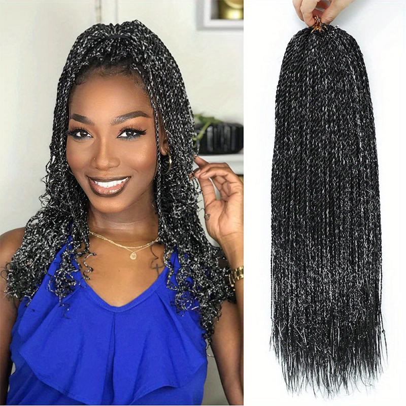 Senegalese Twist Crochet Hair Extensions Pre Looped Braids Hair for Women