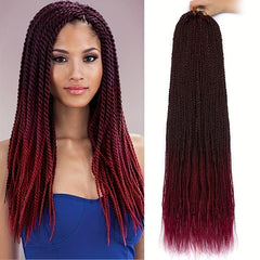 Senegalese Twist Crochet Hair Extensions Pre Looped Braids Hair for Women