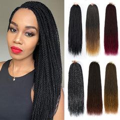 Senegalese Twist Crochet Hair Extensions Pre Looped Braids Hair for Women