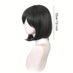 Short Bob Synthetic Wig With Bangs Straight Hair For Women