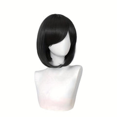 Short Bob Synthetic Wig With Bangs Straight Hair For Women