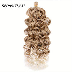 Long Body Wave Synthetic Crochet Hair Extensions for Daily Use